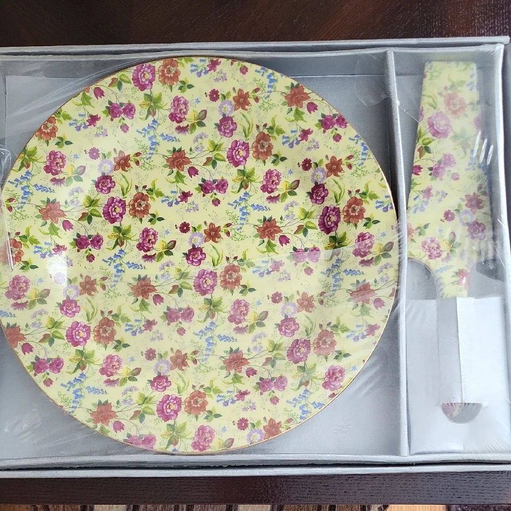 Braum Brothers Cake Plate And Server - Picture 1 of 5